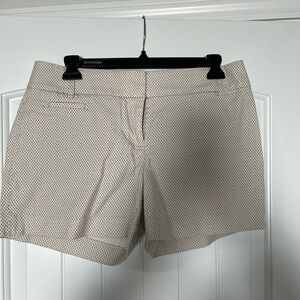 LOFT Cream Polka Dot Women's Shorts